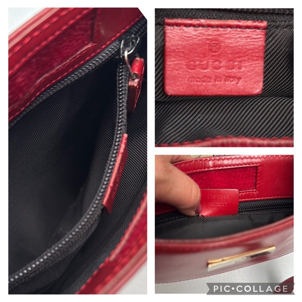 Authentic Gucci GG Monogram Leather & Canvas Crossbody, Care Card & Dust Bag - Picture 13 of 16